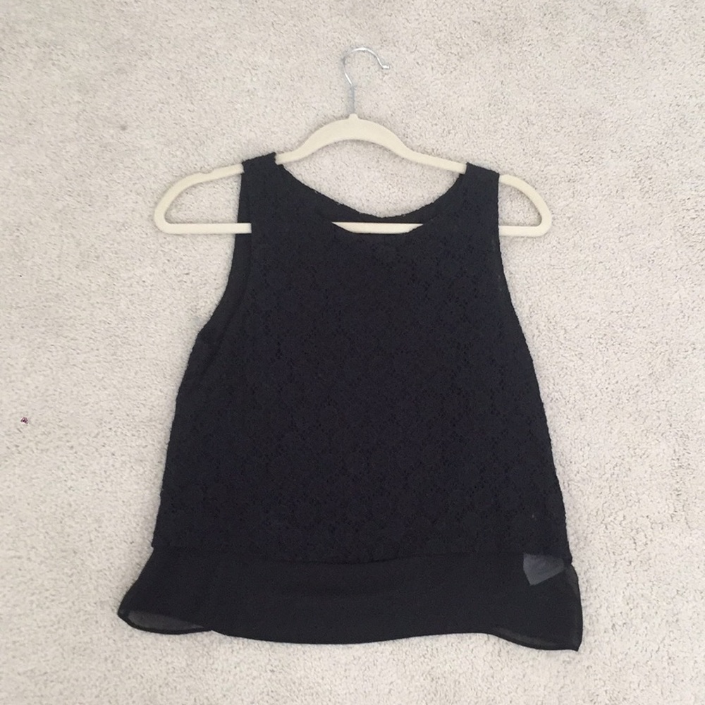 Banana Republic Lace Black Top